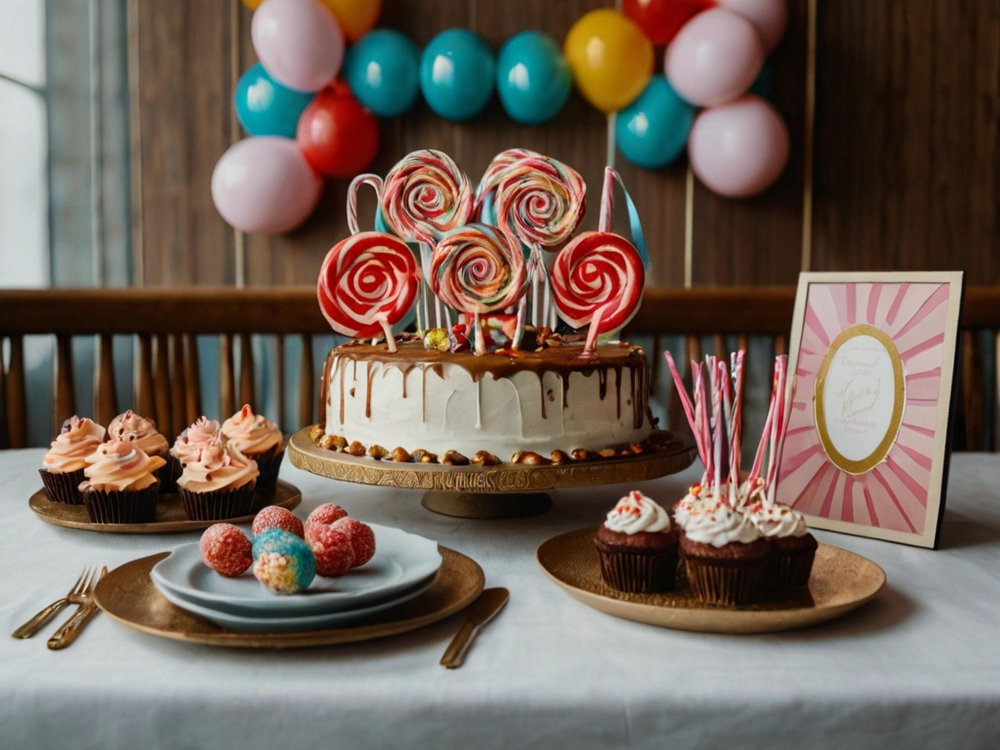 dessert table for your kid’s birthday